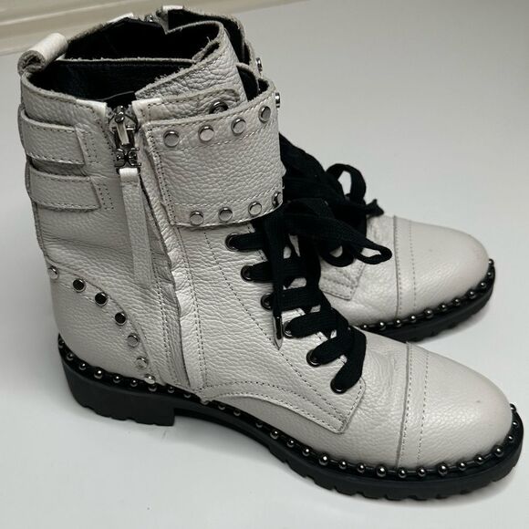 Sam Edelman Women's Jennifer Bright White Leather Size 5M - Picture 9 of 16